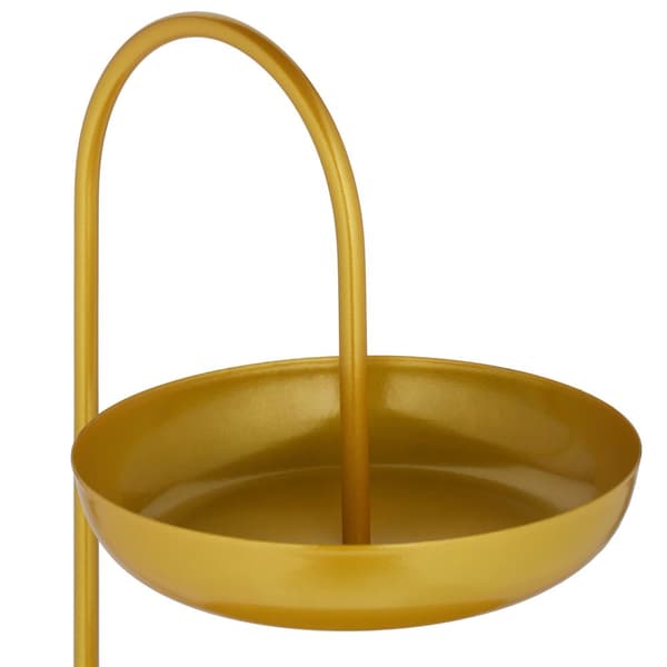 etagere, jossa on 2 kerrosta hedelmille