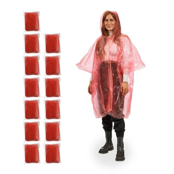 Engangs ponchosett med 13 stk