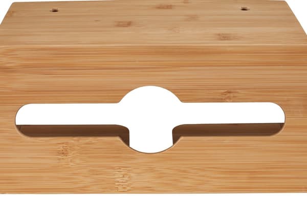 Bambus papirhåndklæde dispenser
