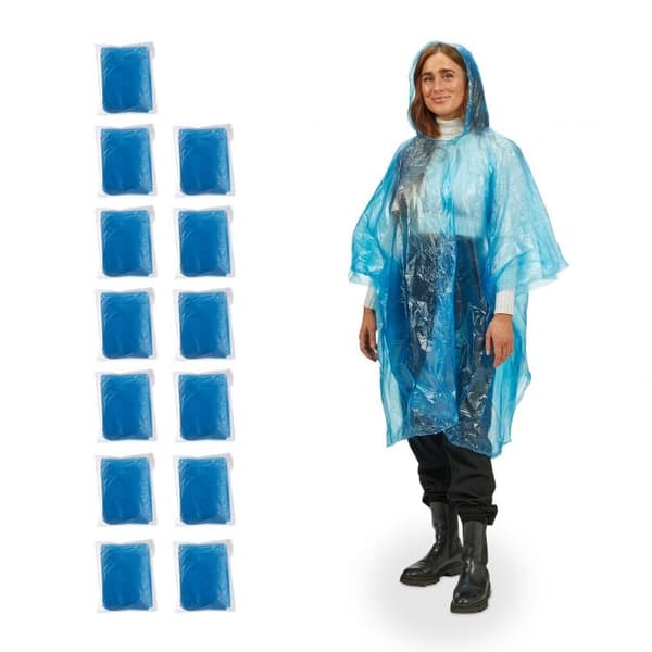 Engangs ponchosett med 13 stk