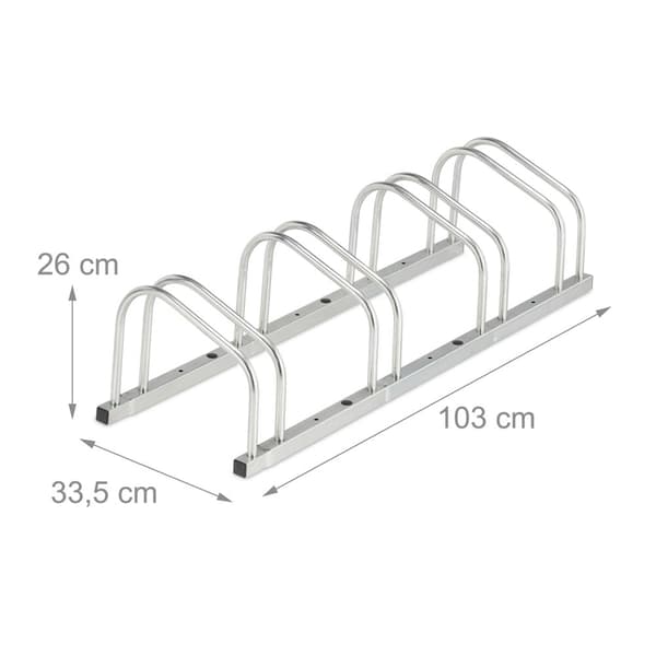 Cykelstativ til 4 cykler