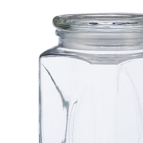 sæt med 6 opbevaringsglas med låg 1300 ml