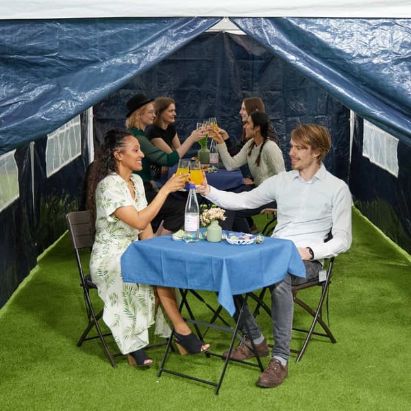 Sidepaneler Blue Pavilion - sett med 6 stk