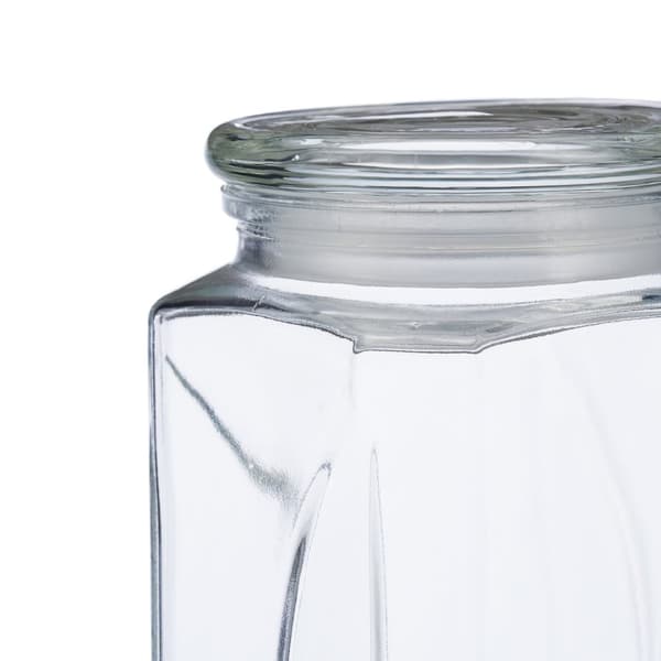 sett med 6 oppbevaringsglass med lokk 1650 ml