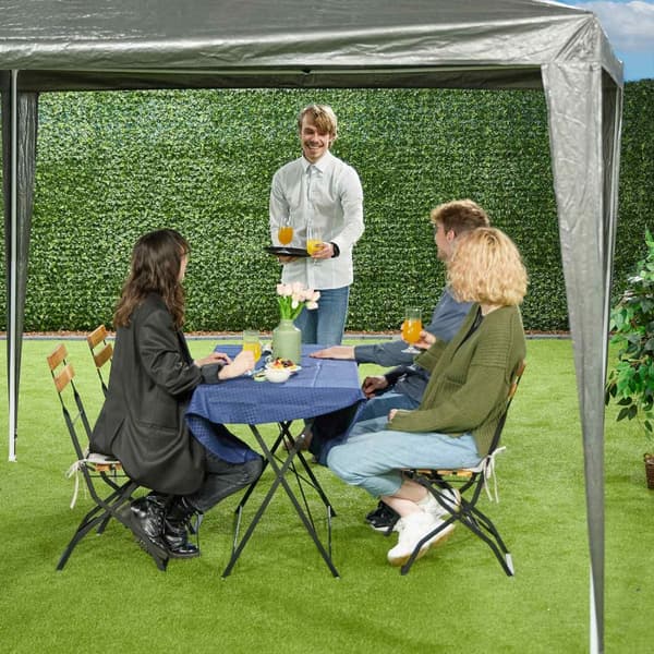 Pavillon i antracit 3x3 m
