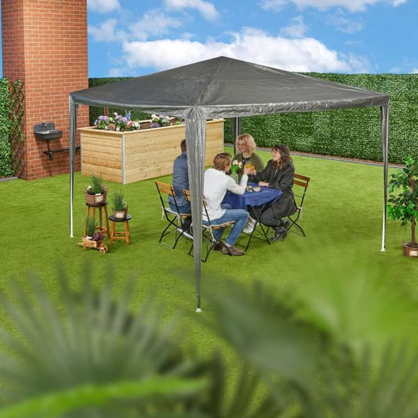 Pavillon i antracit 3x3 m