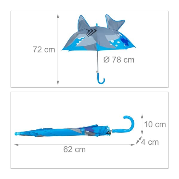 Paraply for barn "Shark"