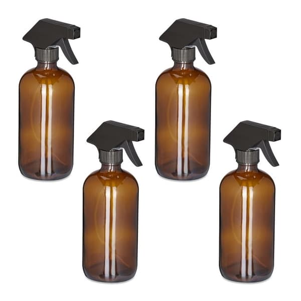 Glass sprayflaske 500 ml sett med 4
