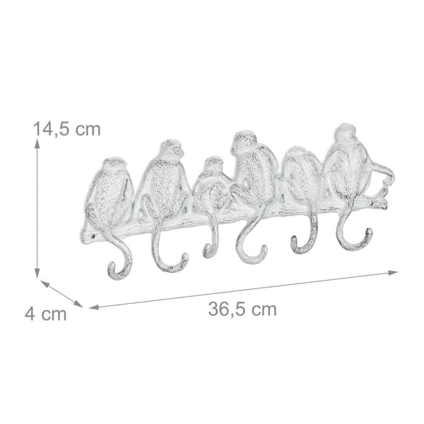 Hvid bøjle i abedesign