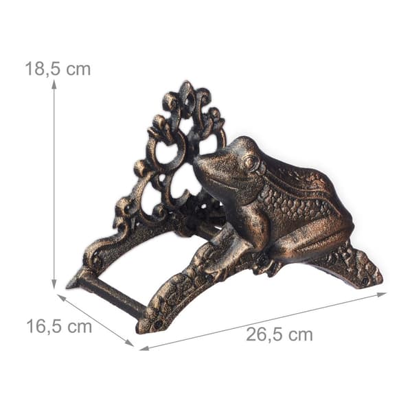 Antik slangeholder med frø