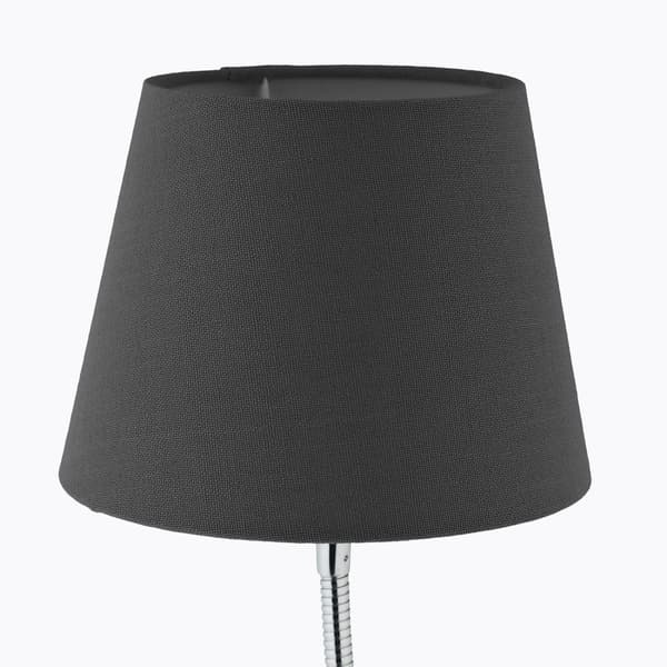 Fleksibel bordlampe med stofskærm