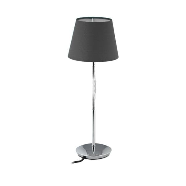 Flexibel bordslampa med skärm i tyg
