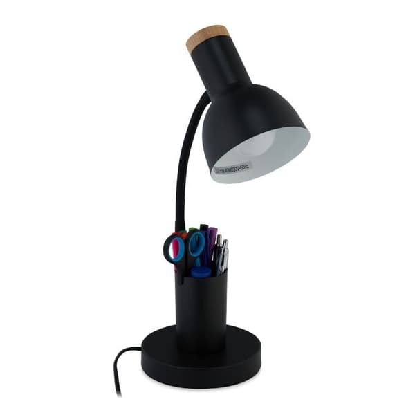 Skrivebordslampe med penneholder