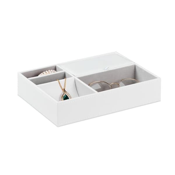 Smyckesfack i läderlook