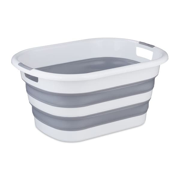 Sammenleggbar skittentøyskurv 35 liter