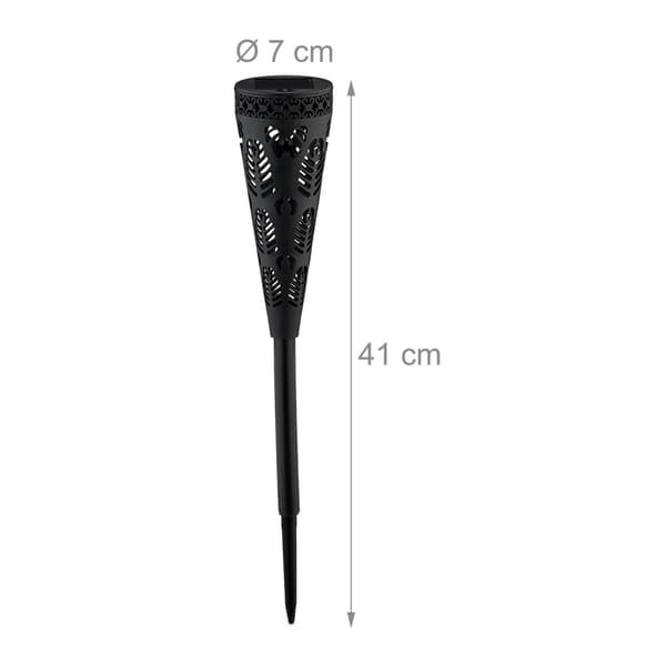 Solcellelampe med lyseffekt