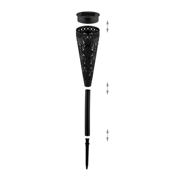 Solcellelampe med lyseffekt