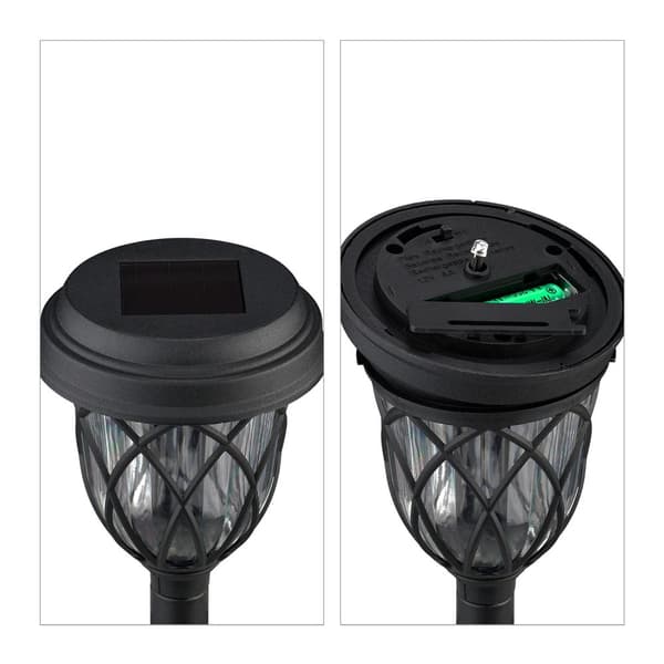 Lykt med solcellelampe