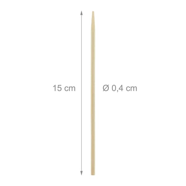 Tårtpinnar av bambu - 1000 st