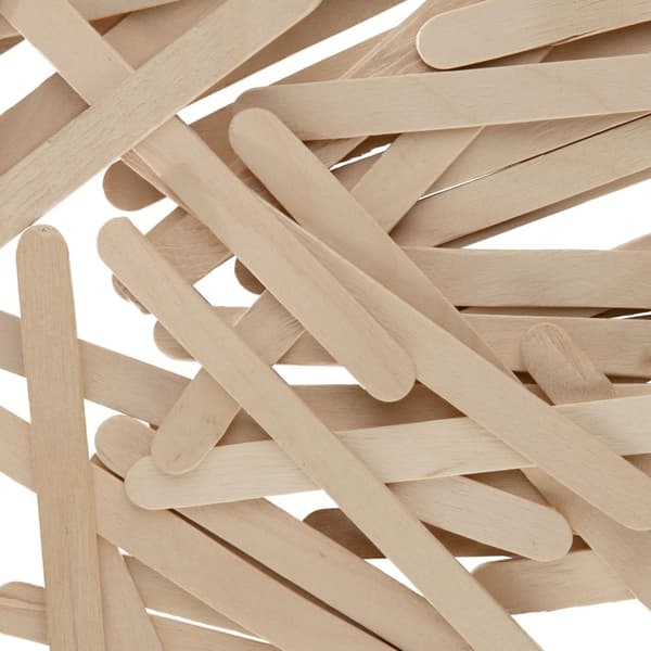 Popsicle sticks i træ 900 stk