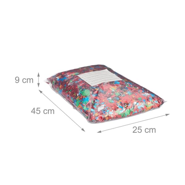 Värikäs konfetti 1 kg
