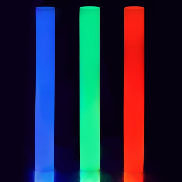 sæt med 10 LED lysstave i skumplast