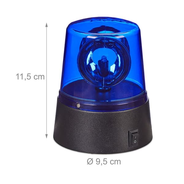 Set med 3 blå LED-lampor