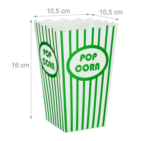 Popcorn-pussit, 50 kpl, 5 väriä