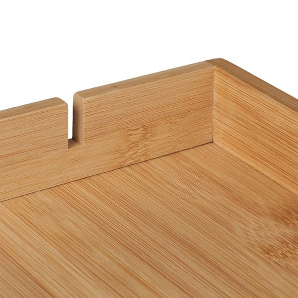 Klämbar sängbricka av bambu