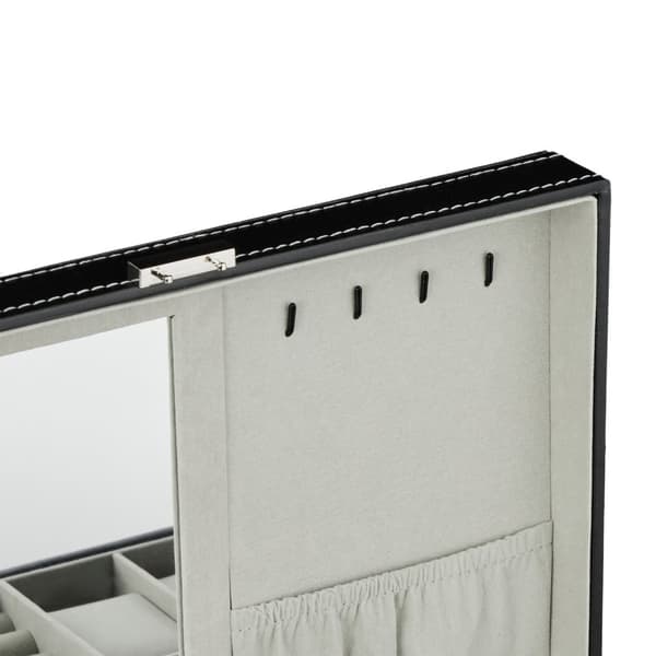 Svart klockbox för 8 klockor