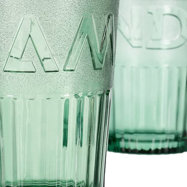 Sæt med 10 drikkeglas med håndtag
