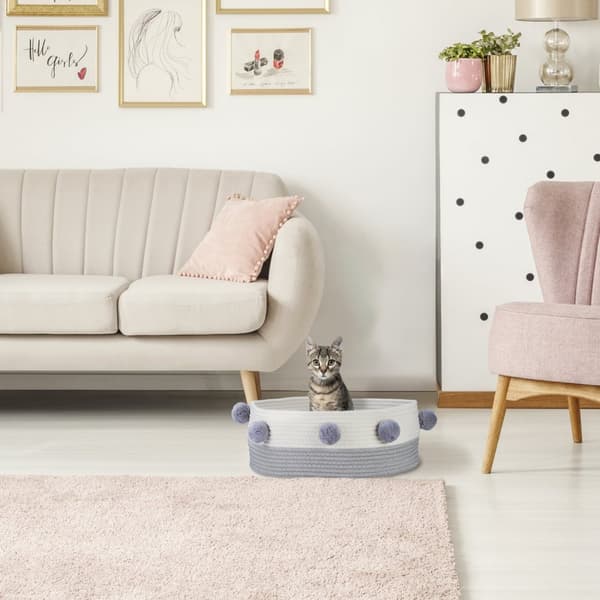 Kattbädd i bomull
