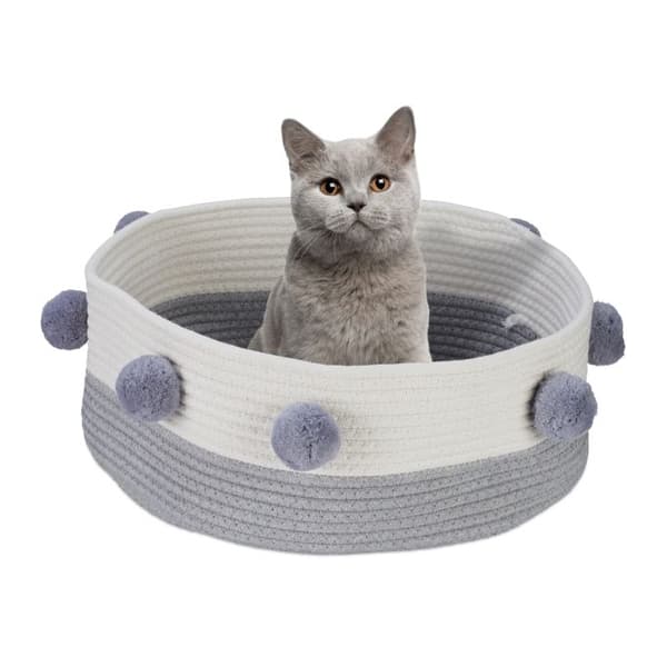 Kattbädd i bomull