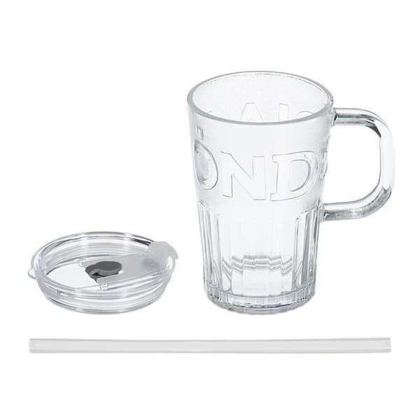 Sæt med 10 drikkeglas med håndtag