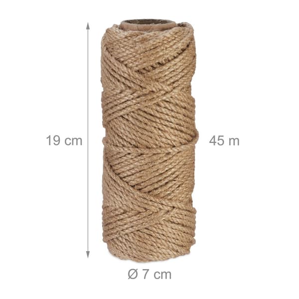 Jutekabel 4 mm x 45 m sæt af 2