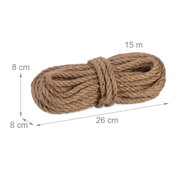 Jutekabel 10 mm x 15 m sæt af 2