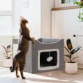 Miniatyrbild 3 av 9: Hopfällbar kattgrop i grått