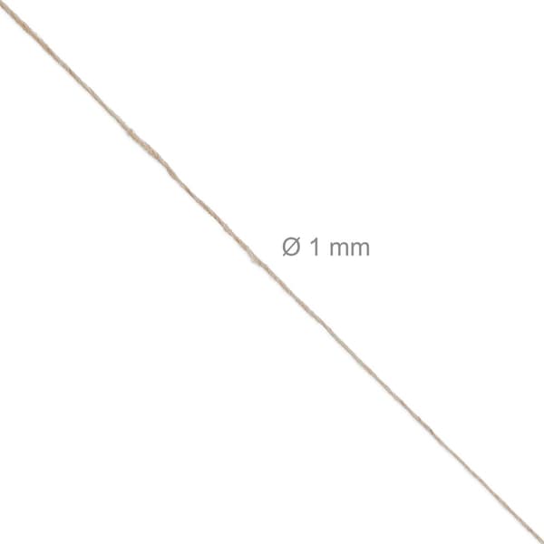 Juuttikaapeli 1 mm x 500 m 2 kappaletta