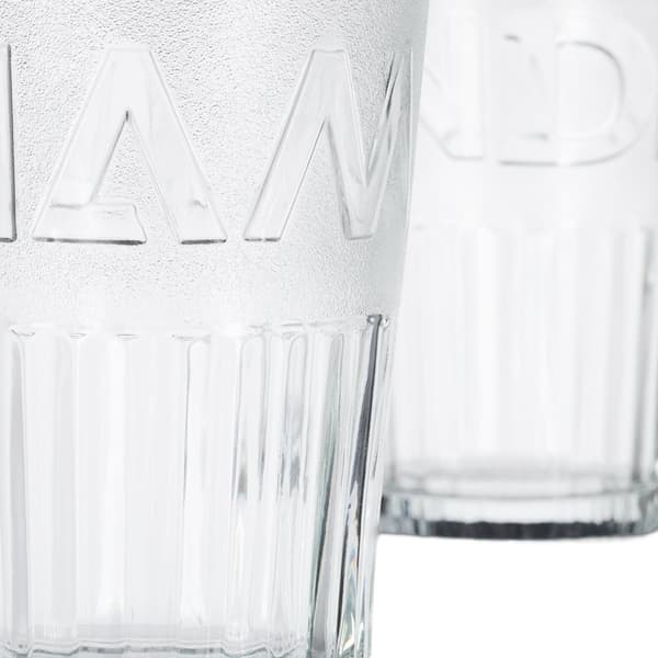 Set med 10 dricksglas med handtag
