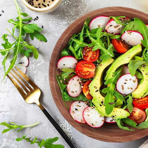 Salatskål sæt af 2 akacietræ