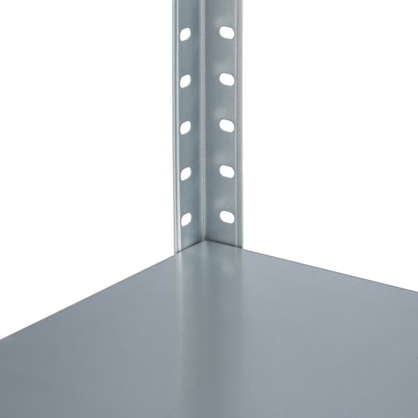 Galvaniseret metalhylde med 4 hylder