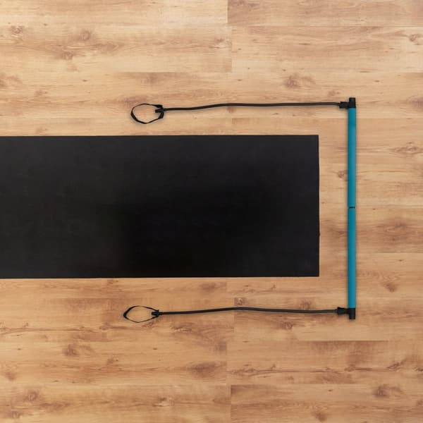 Pilatesstång med motståndsband