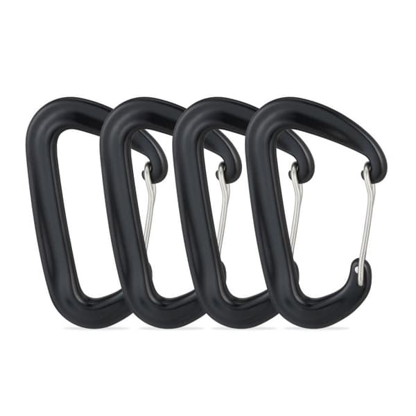 Aluminiumskarabin, sett med 4 stk