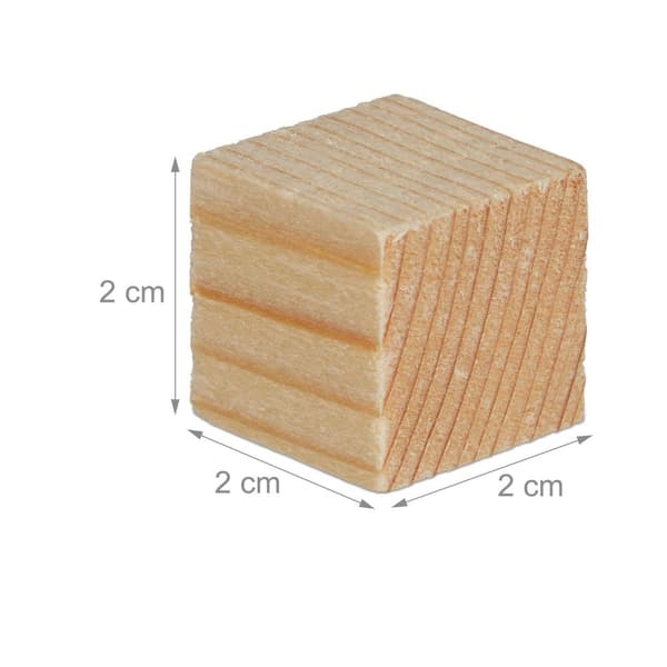 Trekube 2cm sett med 160 stk