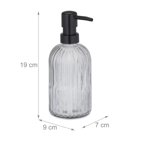 Tvålbehållare i glas set om 3
