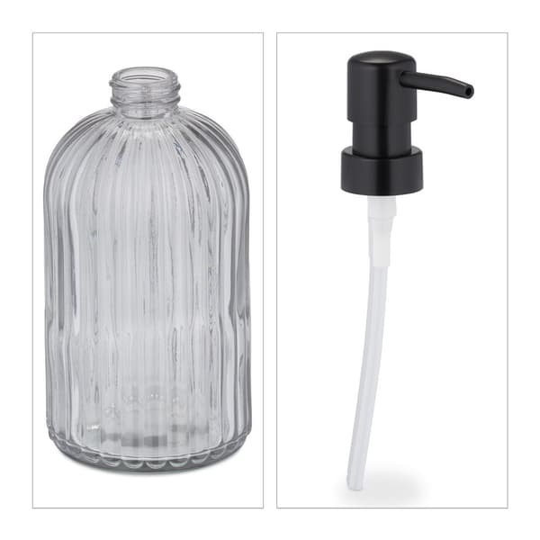 Tvålbehållare i glas set om 3
