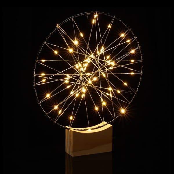 LED-ringdekoration 25 cm