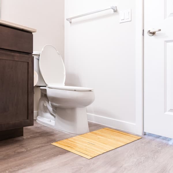 Badematte i bambus 80x50 cm