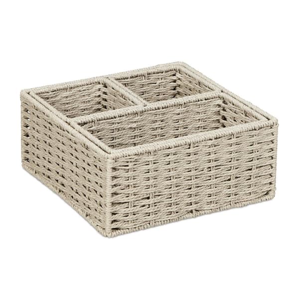 Kudottu säilytyskori, 4 kpl