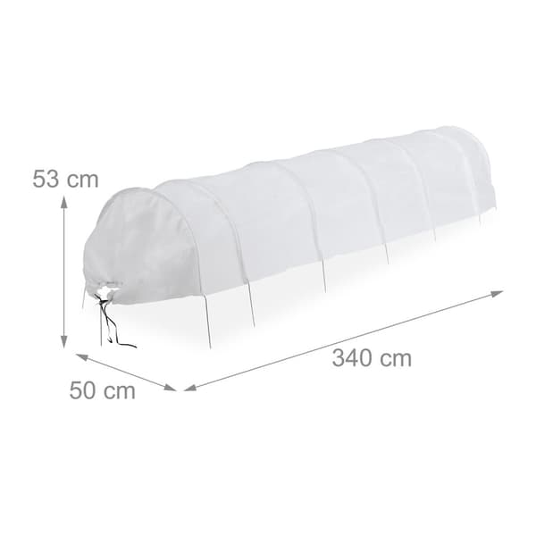 Plantetunnel laget av fleece 3,4 m